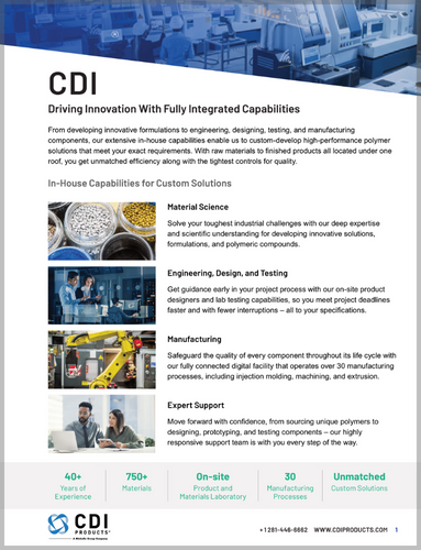 CDI Integrated Capabilities Brochure