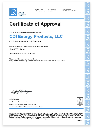 ISO 450012018 Certification