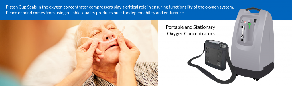 Piston Cups for Oxygen Concentrators